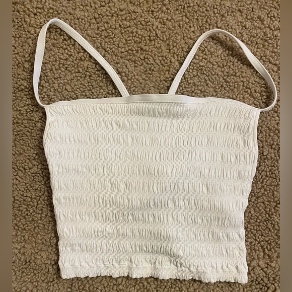 FP Movement Femme Ruched Tank in White M/L - Picture 3 of 10